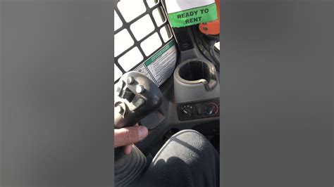 How To Operate A Bobcat Skidsteer Auger Controls POV